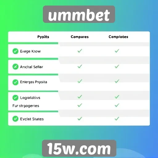 Comparação entre ummbet e outros sites de apostas